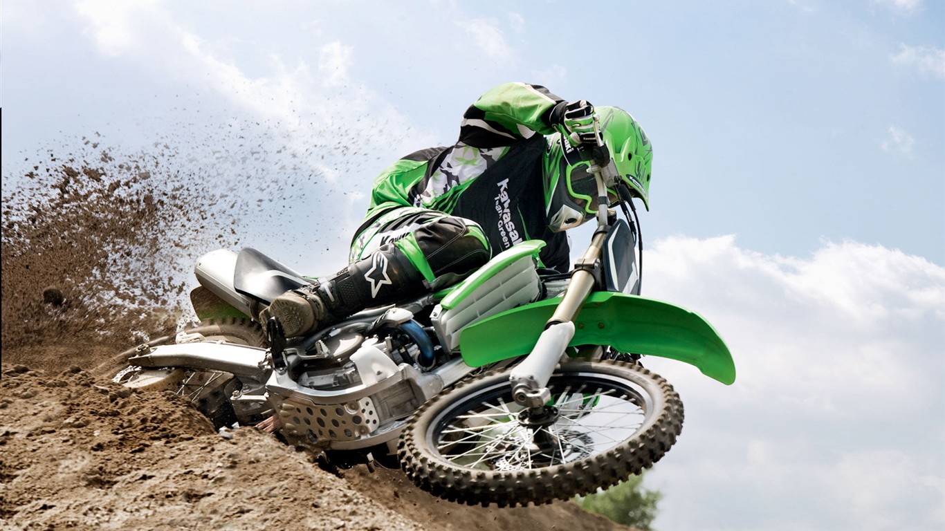 Offroad-Motorrad-HD Wallpaper (1) #14 - 1366x768