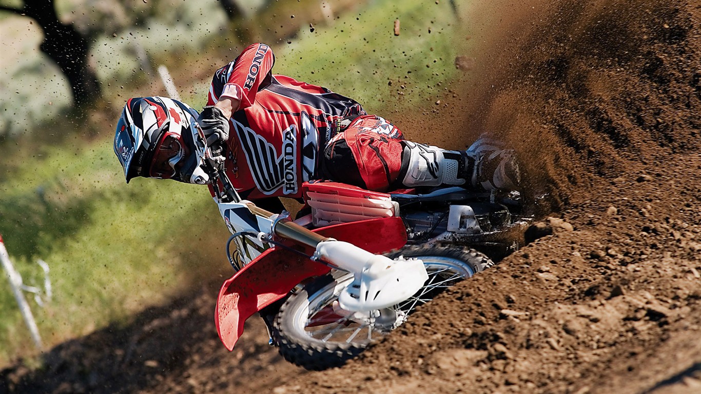 Off-road motocykly HD Wallpaper (1) #24 - 1366x768