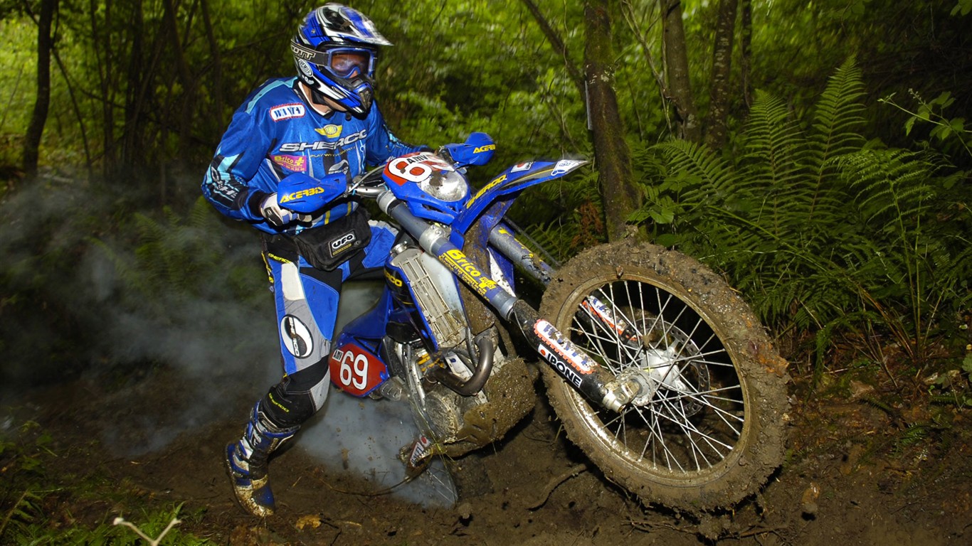 Off-road moto HD Wallpaper (1) #27 - 1366x768