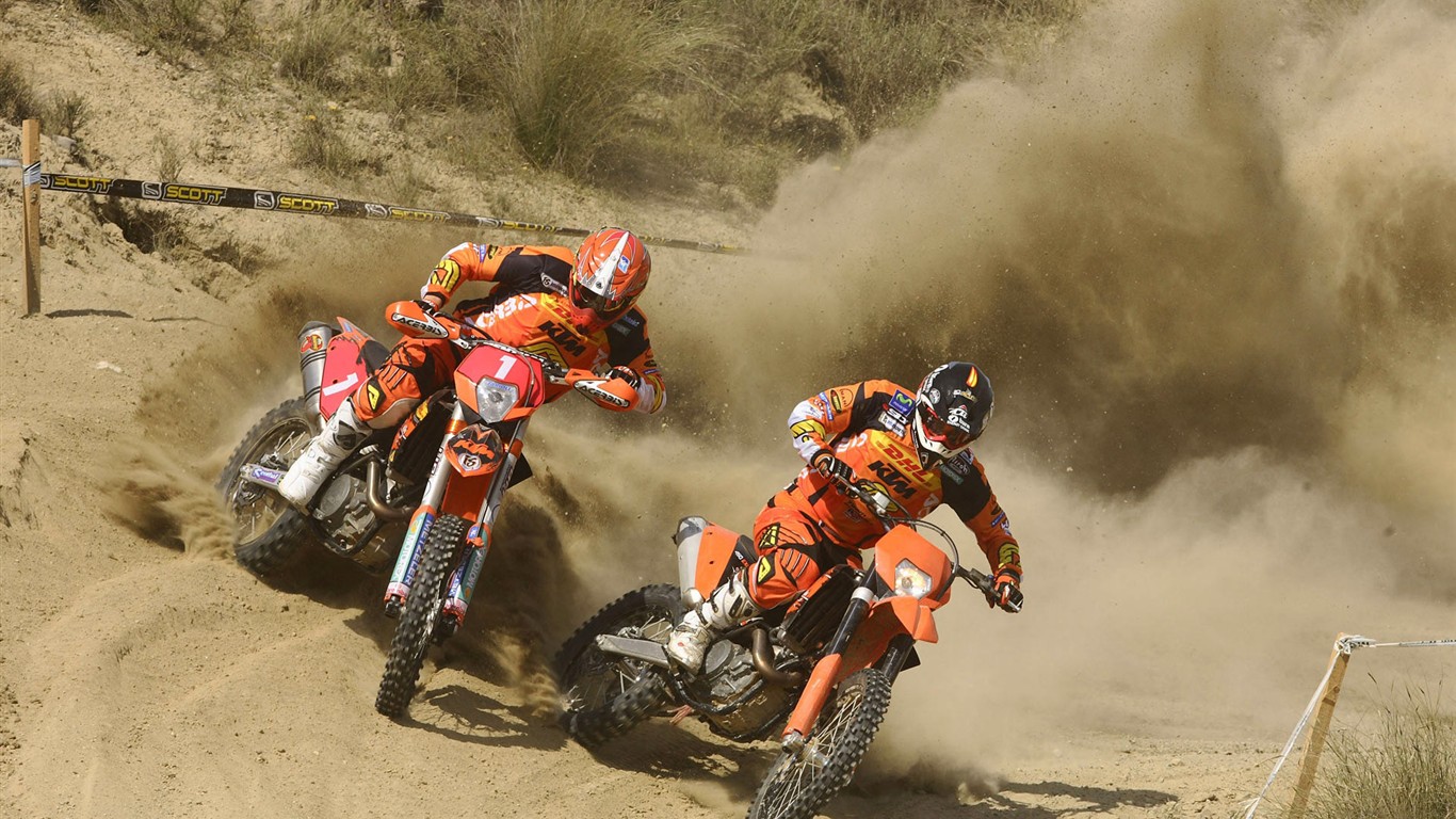 Offroad-Motorrad-HD Wallpaper (1) #35 - 1366x768