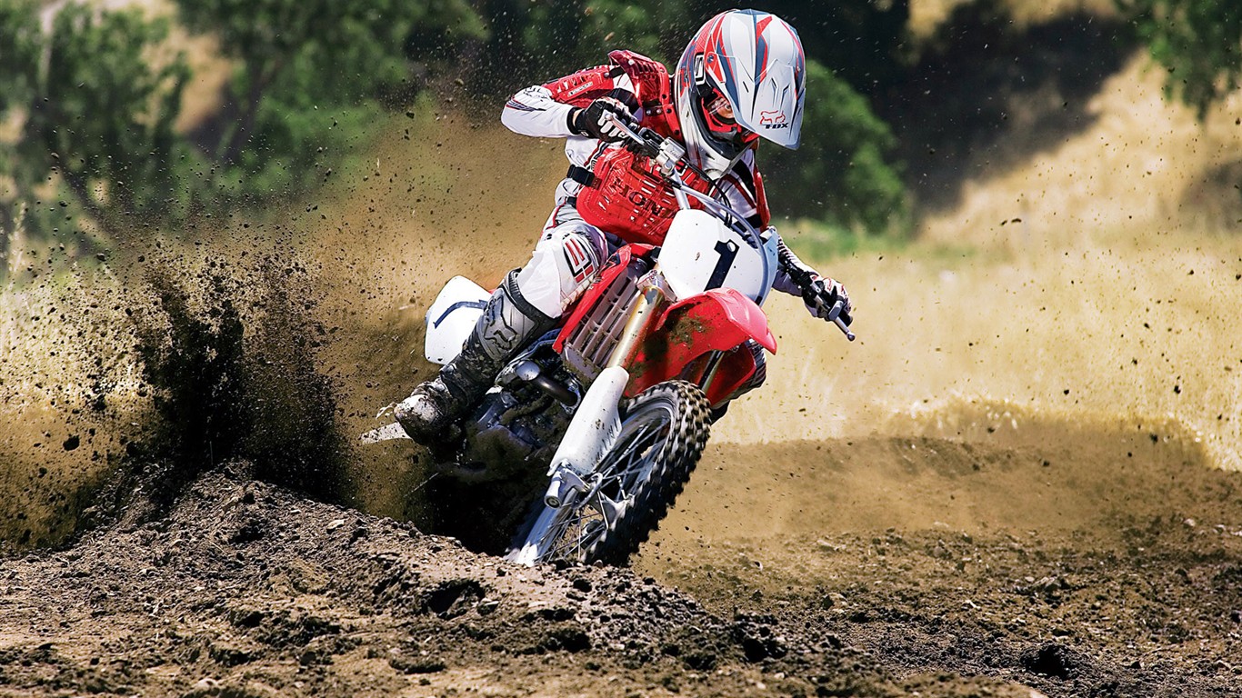 Offroad-Motorrad-HD Wallpaper (1) #38 - 1366x768