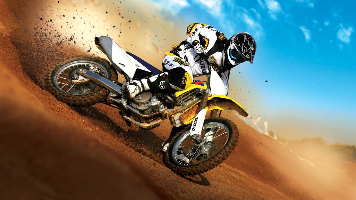 Off-road motocykly HD Wallpaper (1) #40 - 1366x768