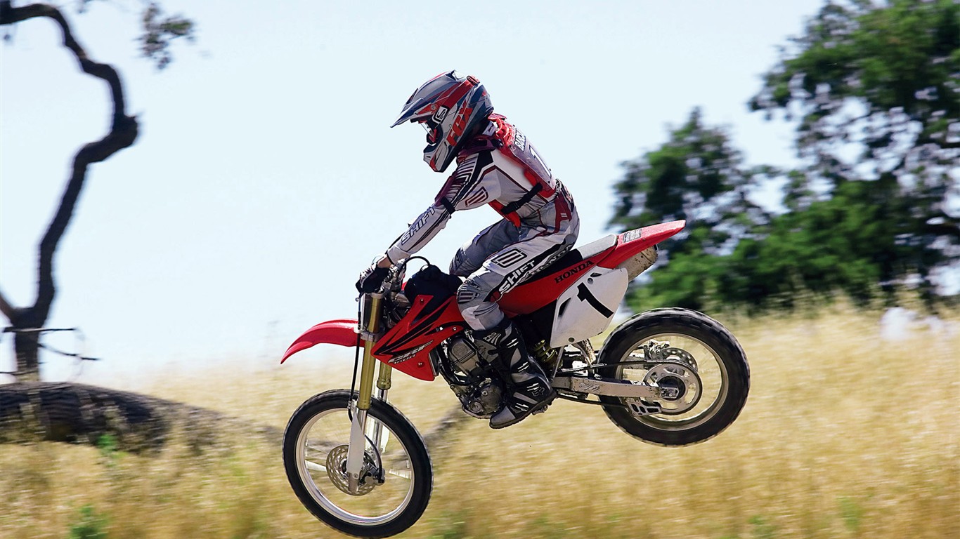 Off-road motocykly HD Wallpaper (2) #8 - 1366x768
