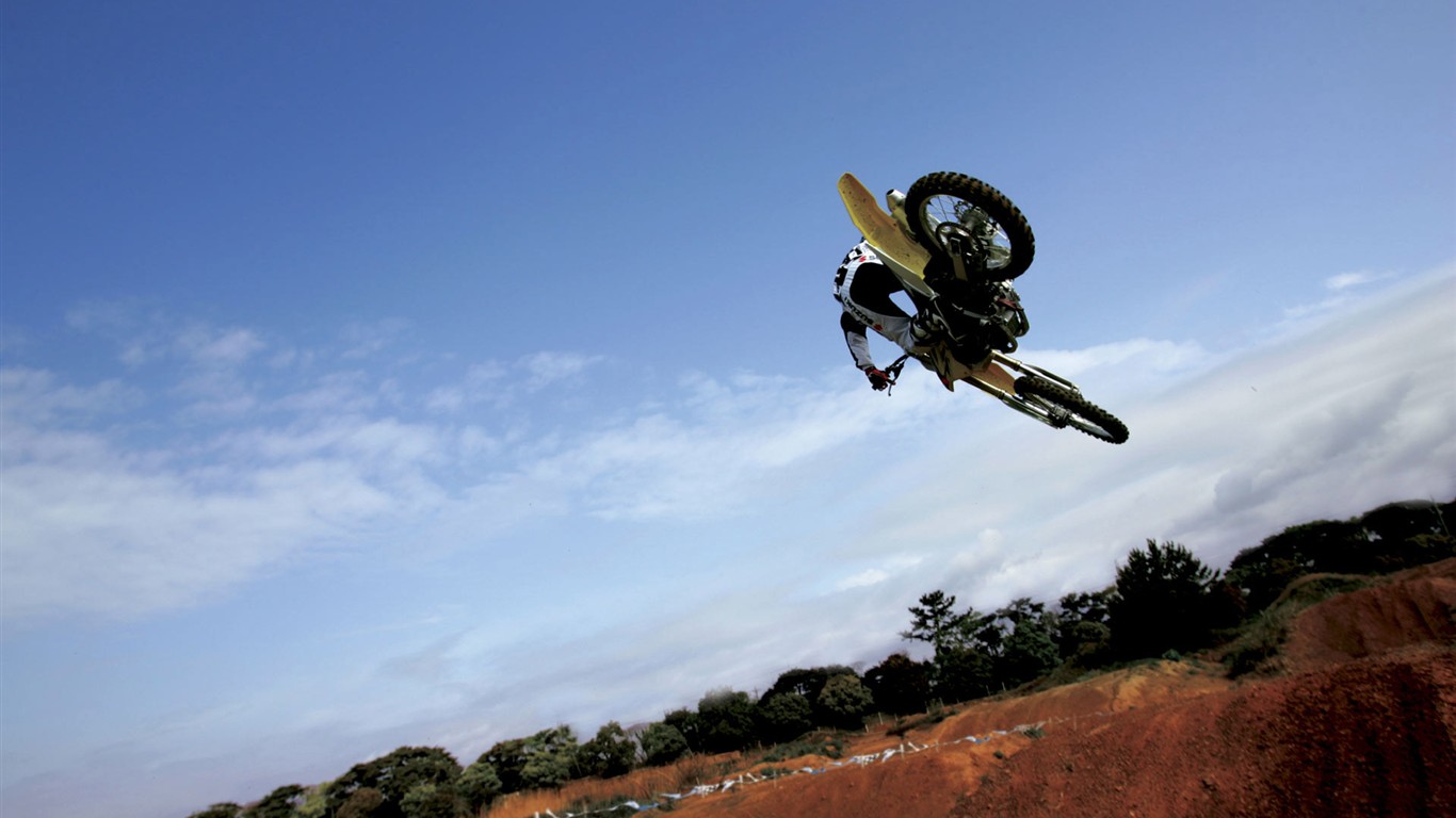 Offroad-Motorrad-HD Wallpaper (2) #10 - 1366x768