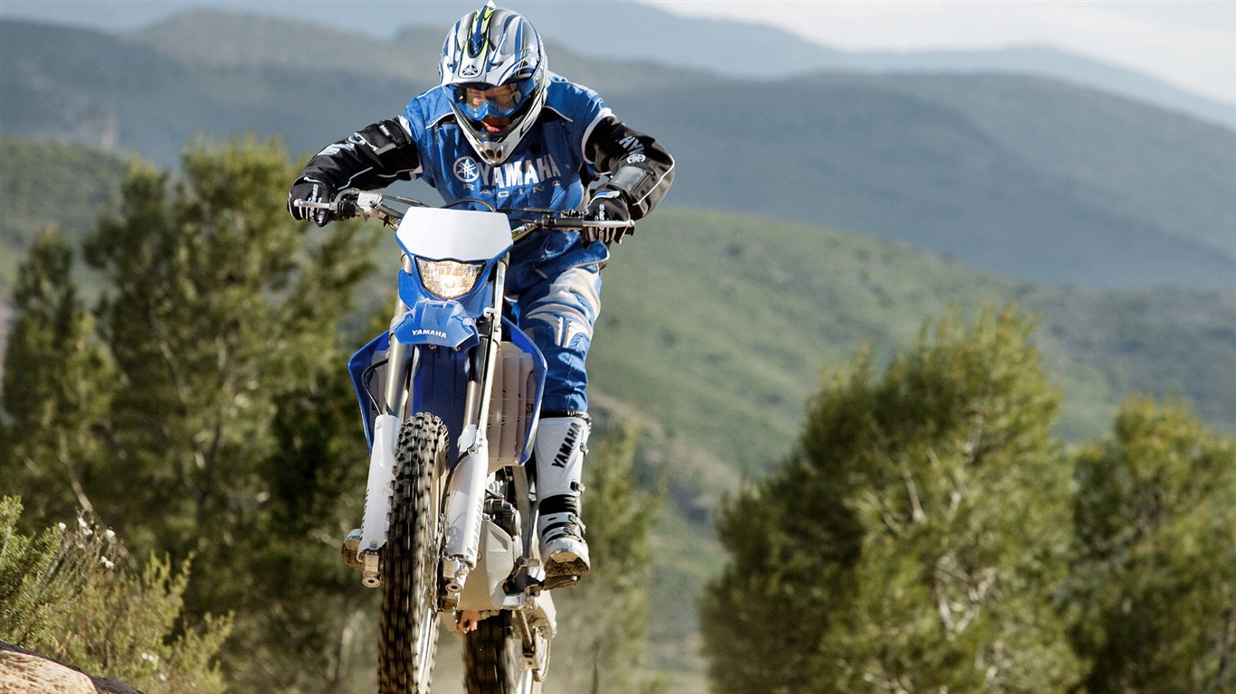 Offroad-Motorrad-HD Wallpaper (2) #13 - 1366x768