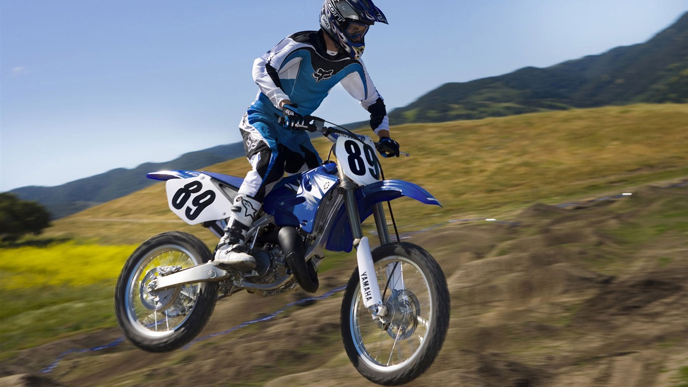 Offroad-Motorrad-HD Wallpaper (2) #16 - 1366x768