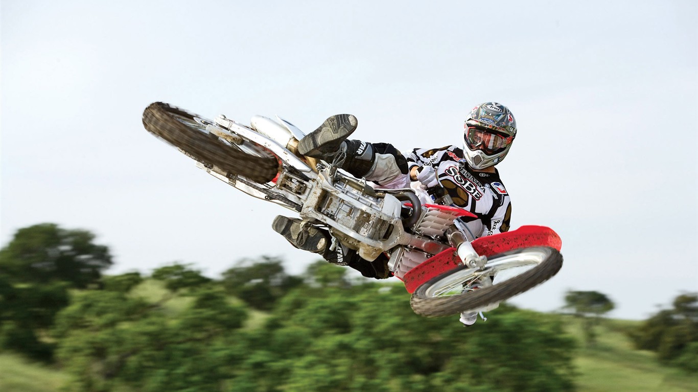 Offroad-Motorrad-HD Wallpaper (2) #19 - 1366x768