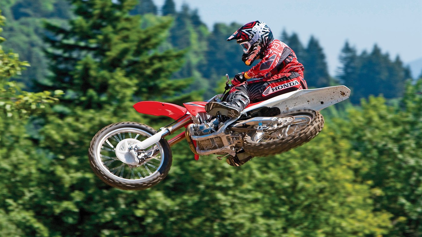 Off-road Motorcycle HD Wallpaper (2) #22 - 1366x768