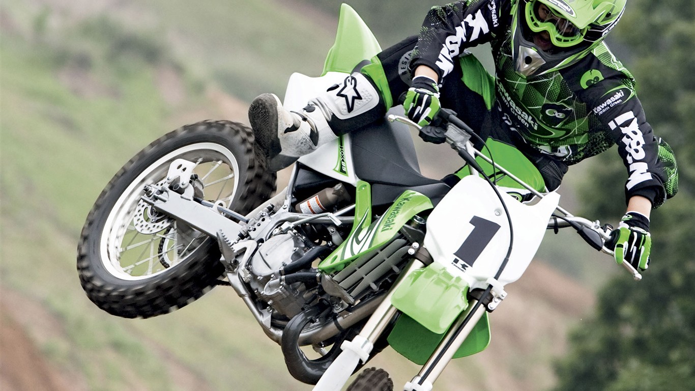 Off-road Motorcycle HD Wallpaper (2) #26 - 1366x768