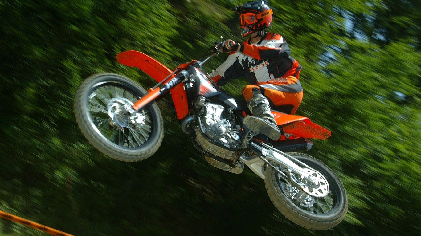 Off-road Motorcycle HD Wallpaper (2) #27 - 1366x768