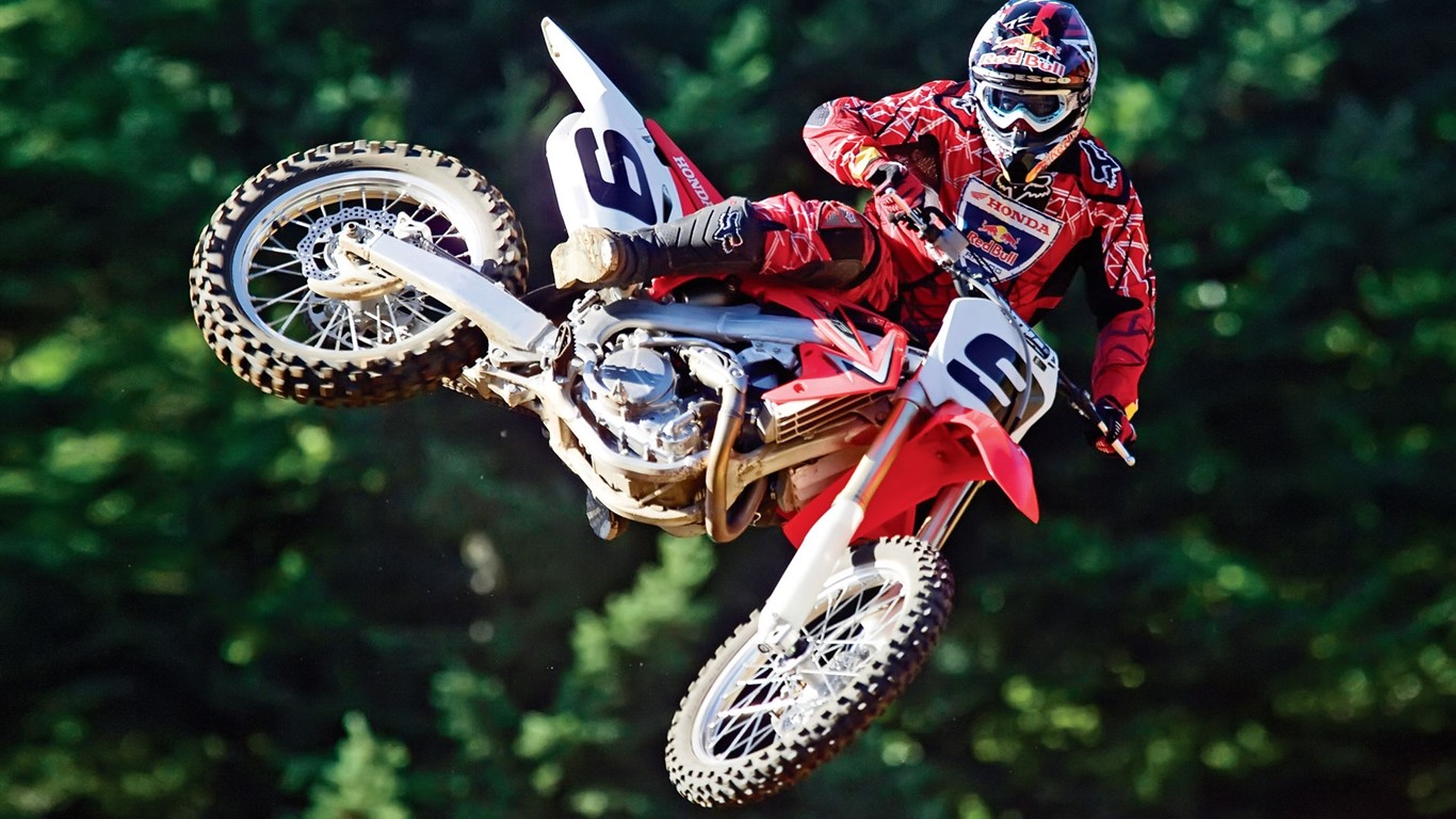 Off-road motocykly HD Wallpaper (2) #31 - 1366x768