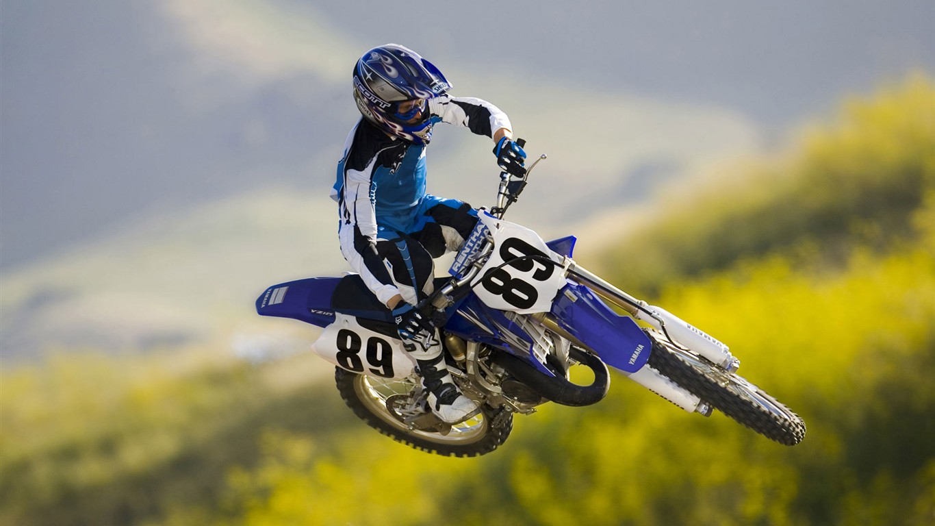 Off-road Motorcycle HD Wallpaper (2) #39 - 1366x768