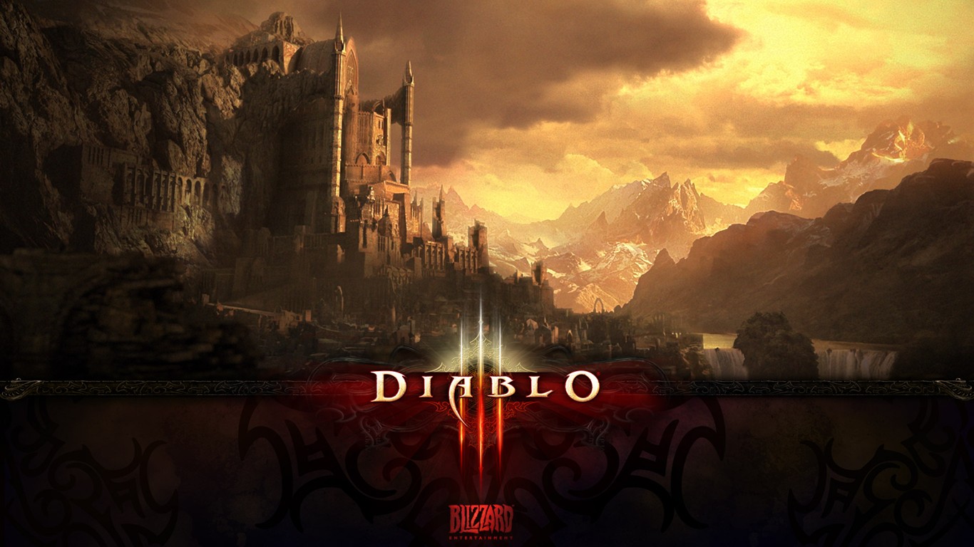Diablo 3 schöne Tapete #1 - 1366x768