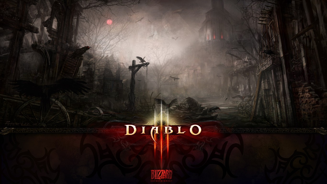Diablo 3 schöne Tapete #3 - 1366x768