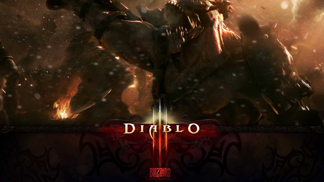 Diablo 3 schöne Tapete #4 - 1366x768