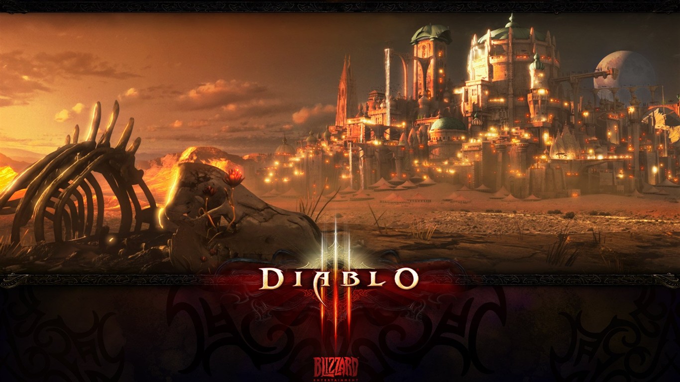 Diablo 3 schöne Tapete #7 - 1366x768