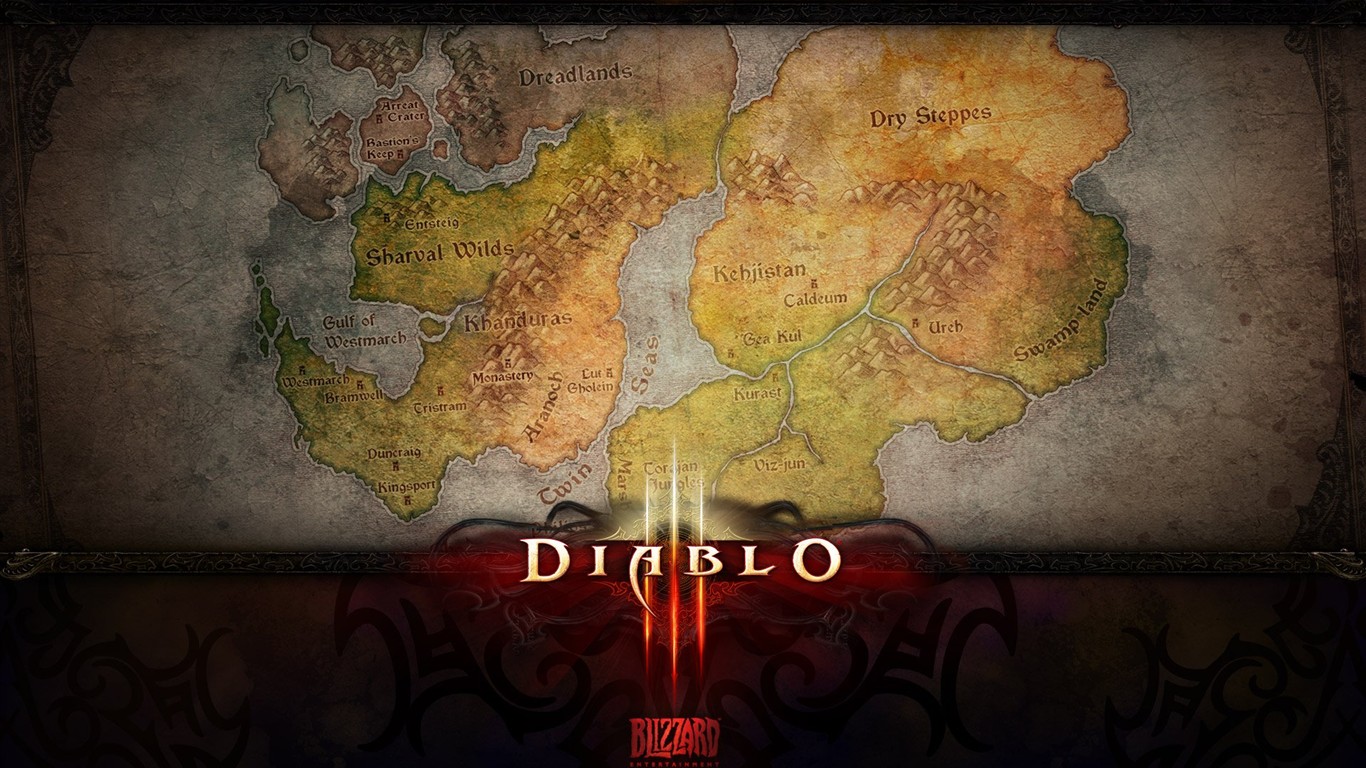 Diablo 3 krásná tapeta #8 - 1366x768