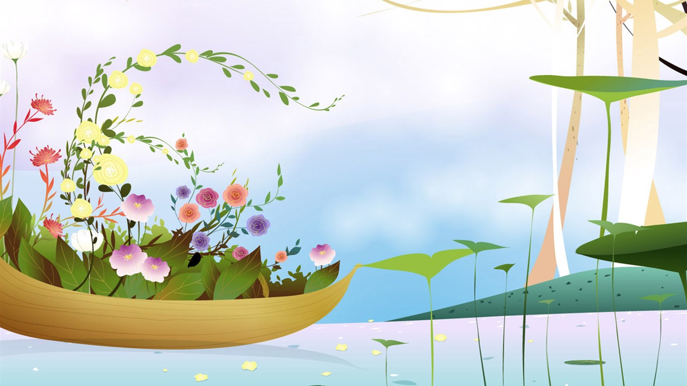童話卡通壁紙 #15 - 1366x768