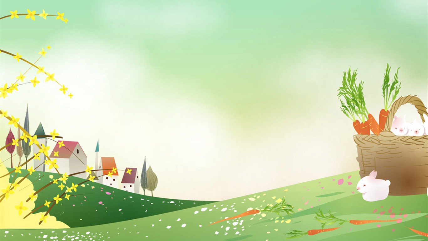 童話卡通壁紙 #22 - 1366x768