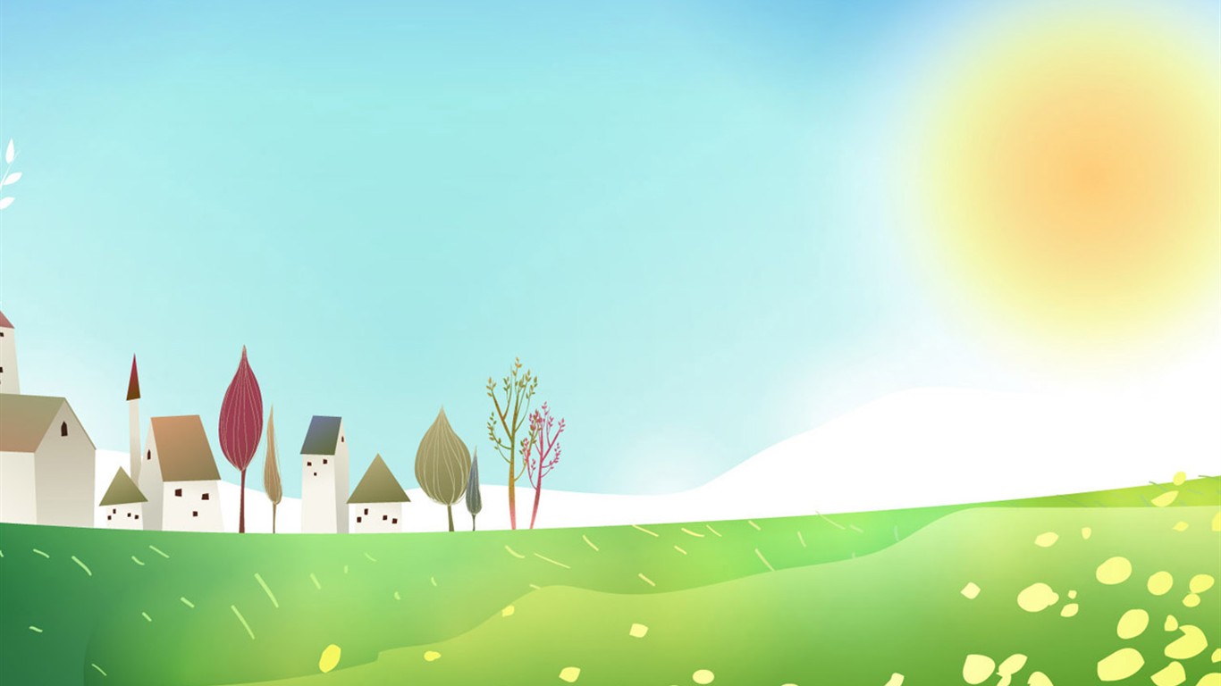 童話卡通壁紙 #26 - 1366x768