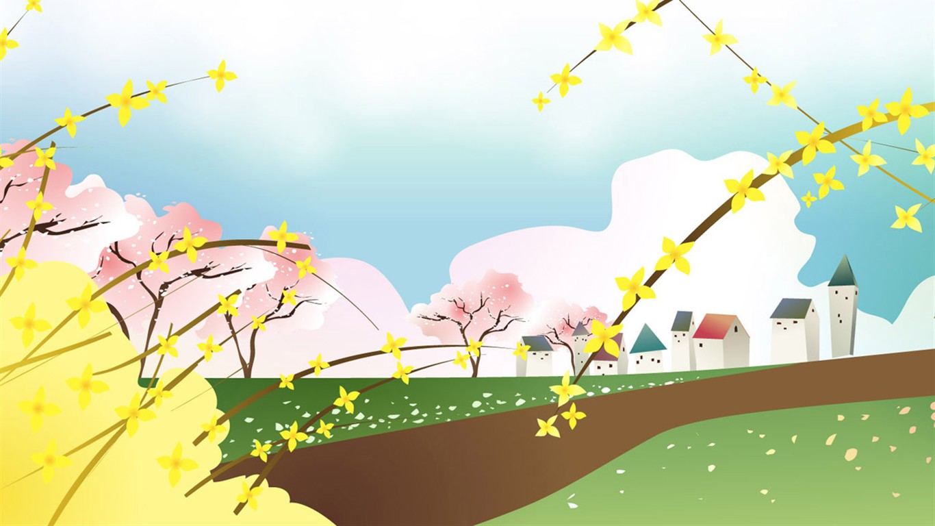 Pohádkové Tapety Příběh Kreslený #30 - 1366x768
