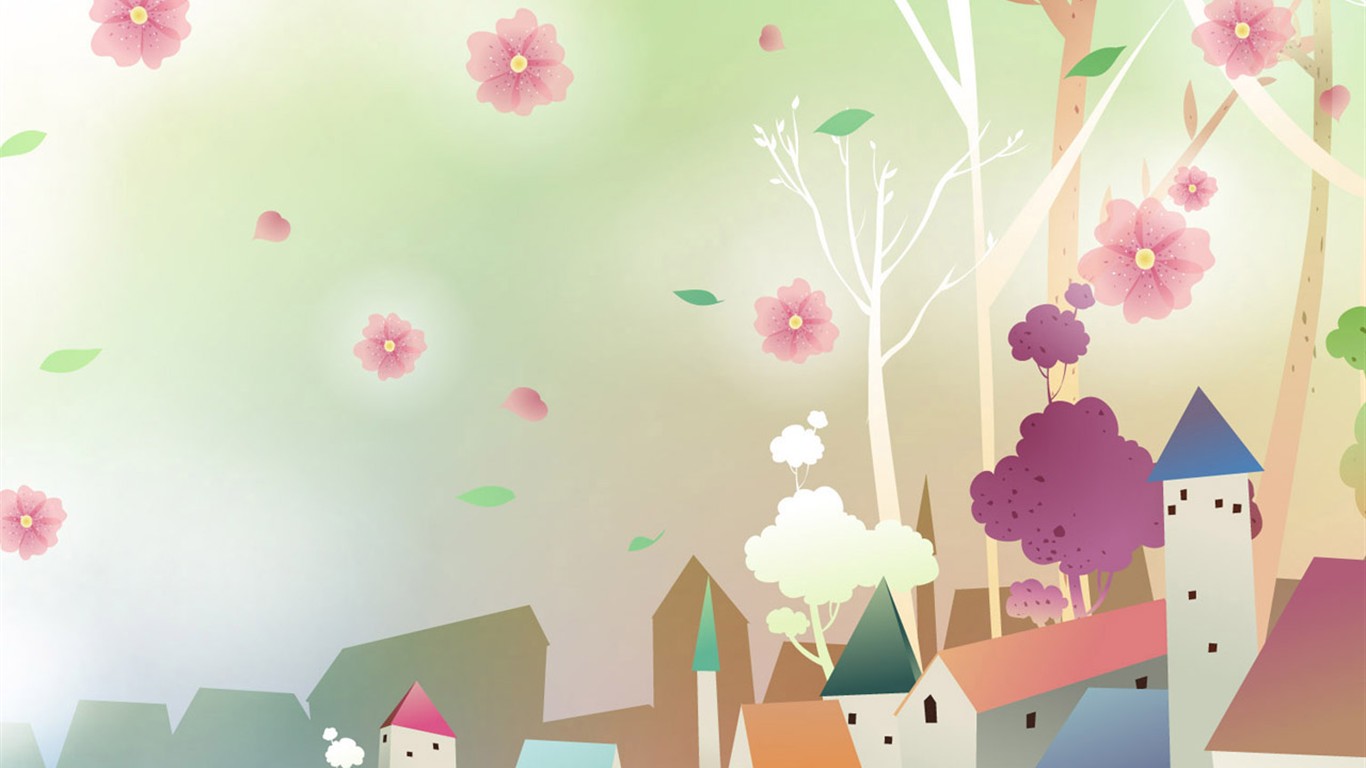 童話卡通壁紙 #33 - 1366x768