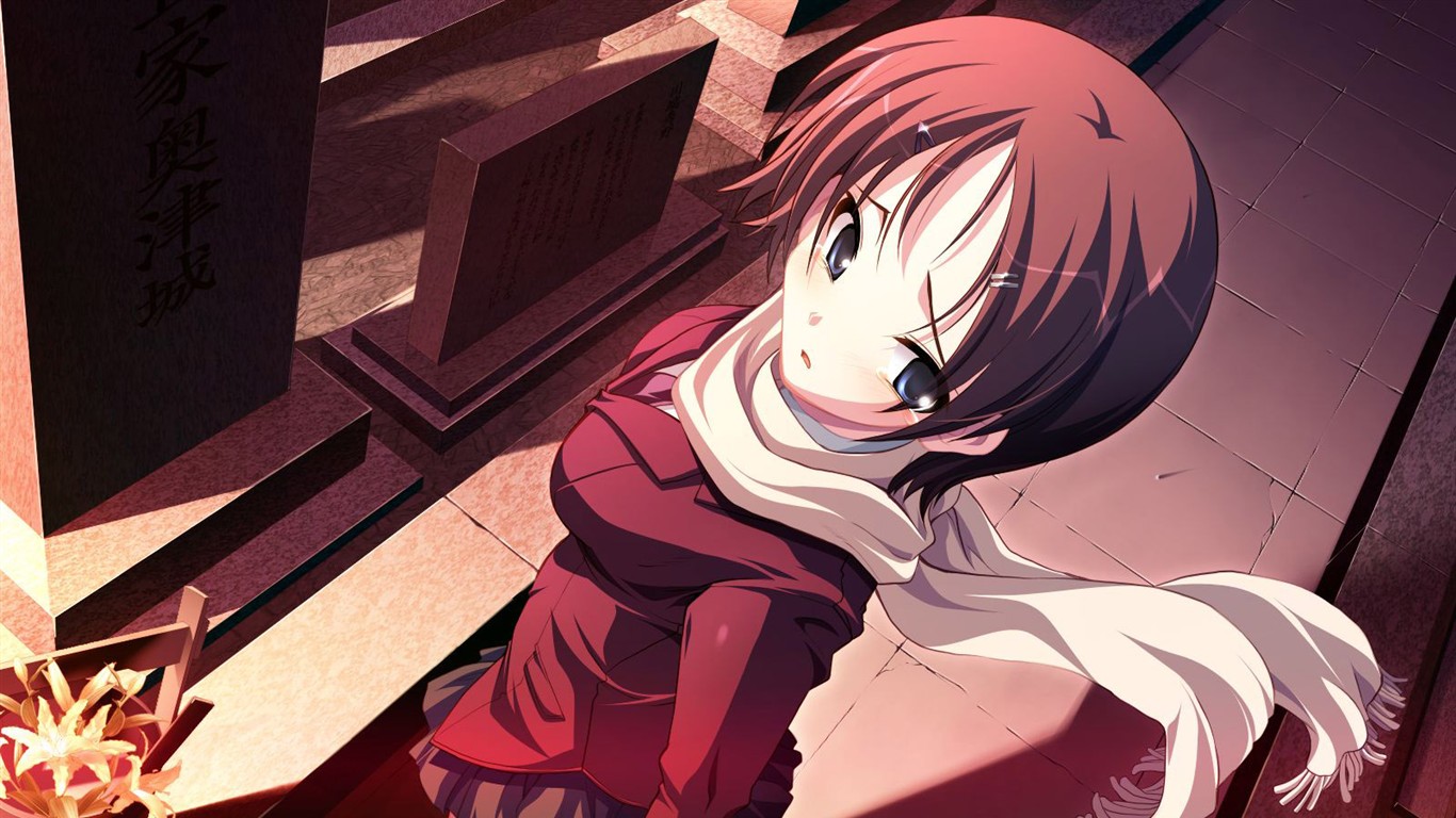 動漫卡通美眉精美壁紙 #3 - 1366x768