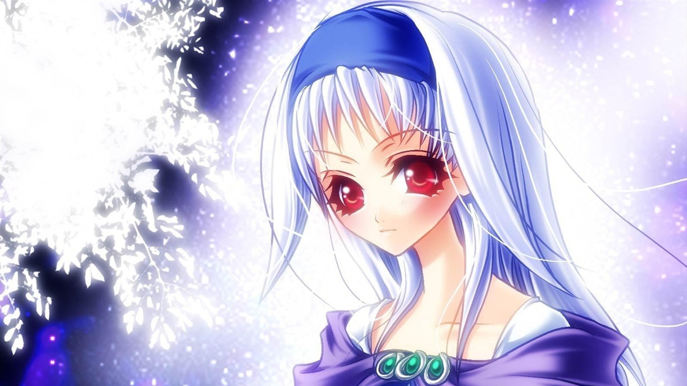 Meimei beautiful wallpaper animation cartoon #7 - 1366x768