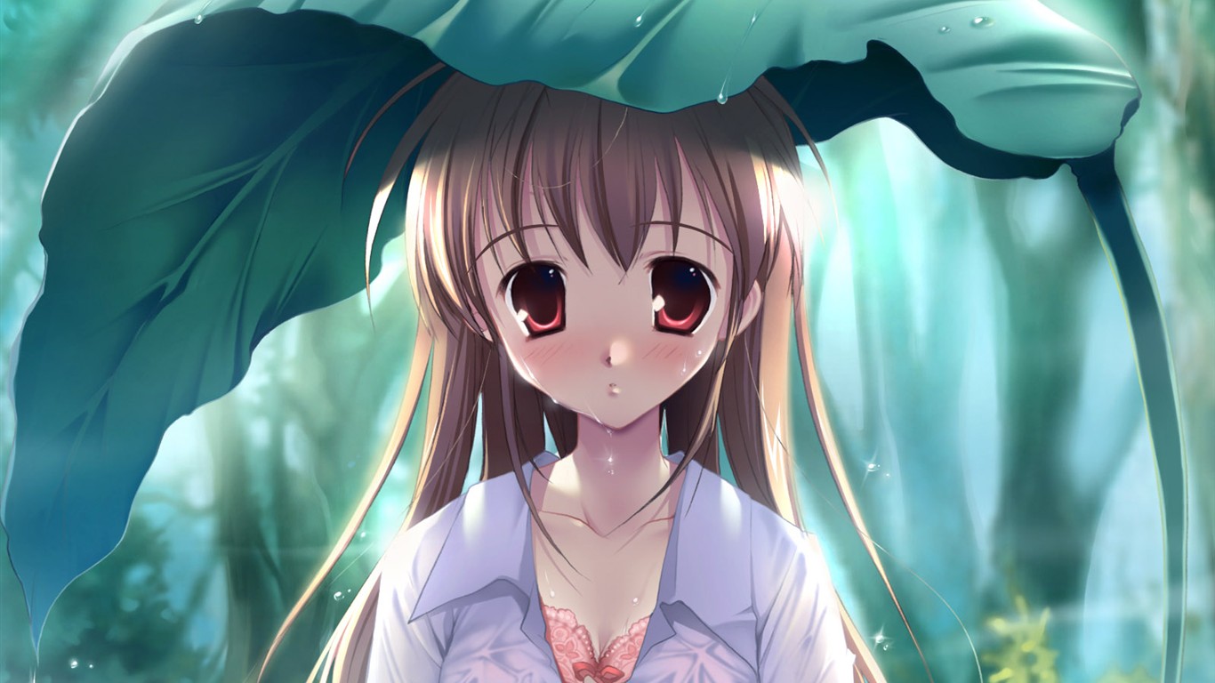 Meimei beautiful wallpaper animation cartoon #12 - 1366x768