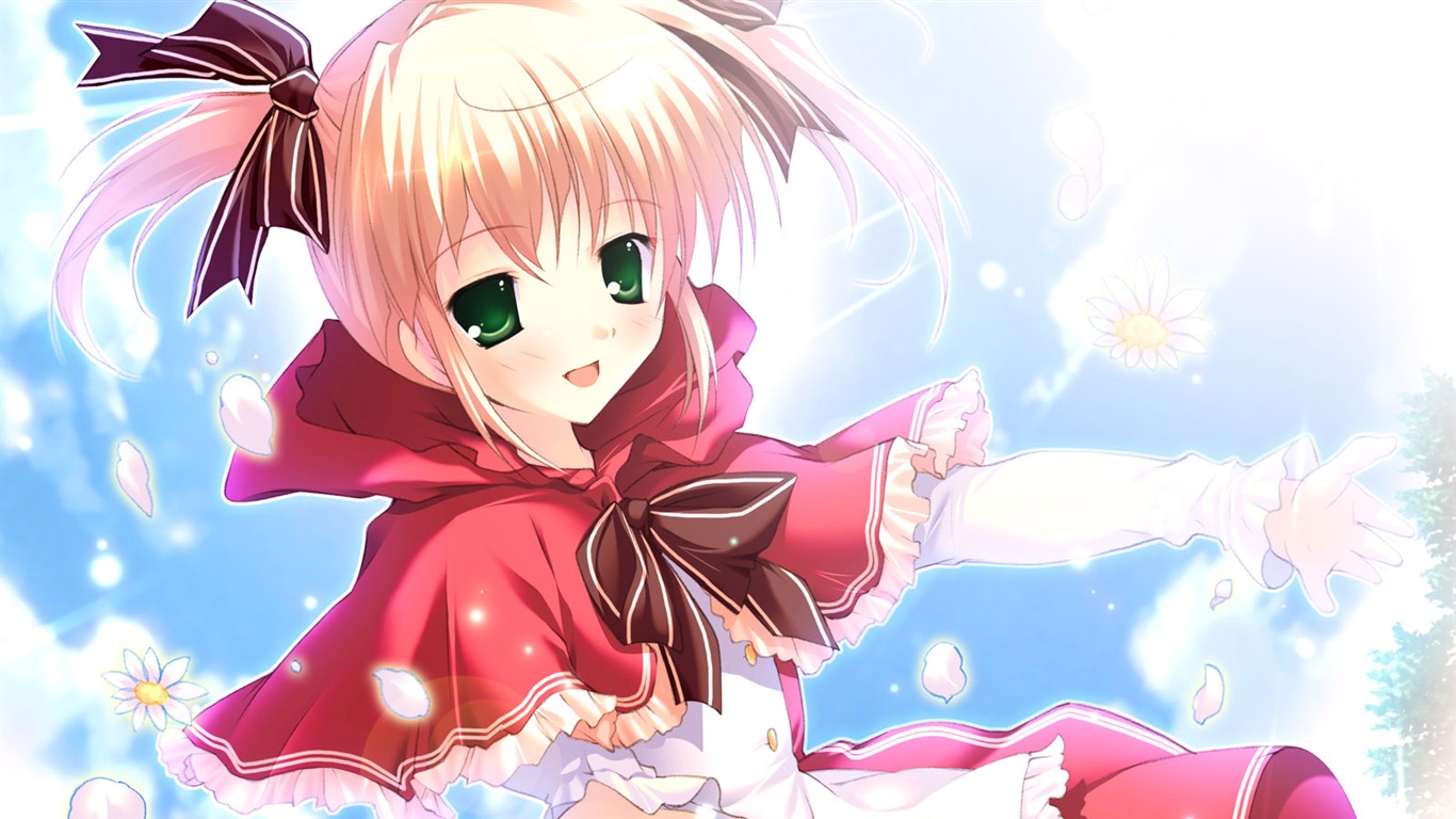 動漫卡通美眉精美壁紙 #13 - 1366x768