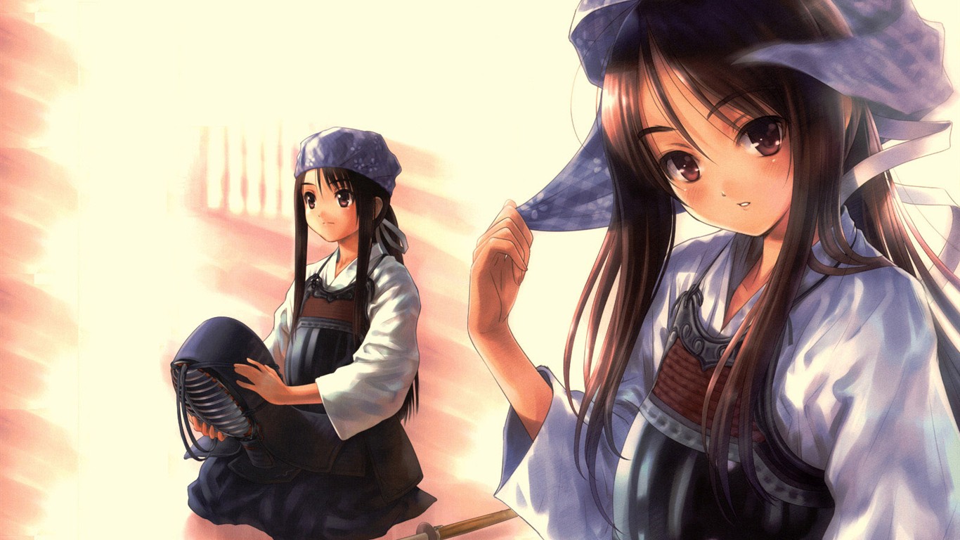 Meimei beautiful wallpaper animation cartoon #17 - 1366x768
