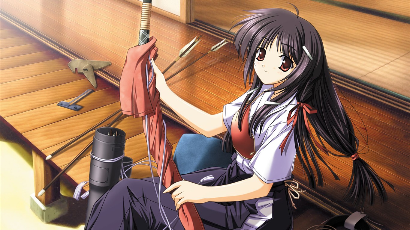 Meimei beautiful wallpaper animation cartoon #22 - 1366x768