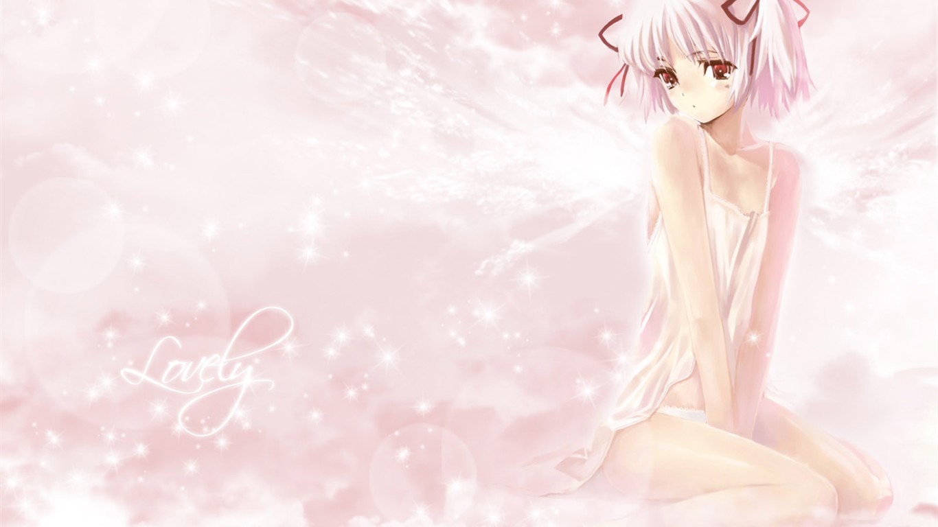 動漫卡通美眉精美壁紙 #23 - 1366x768