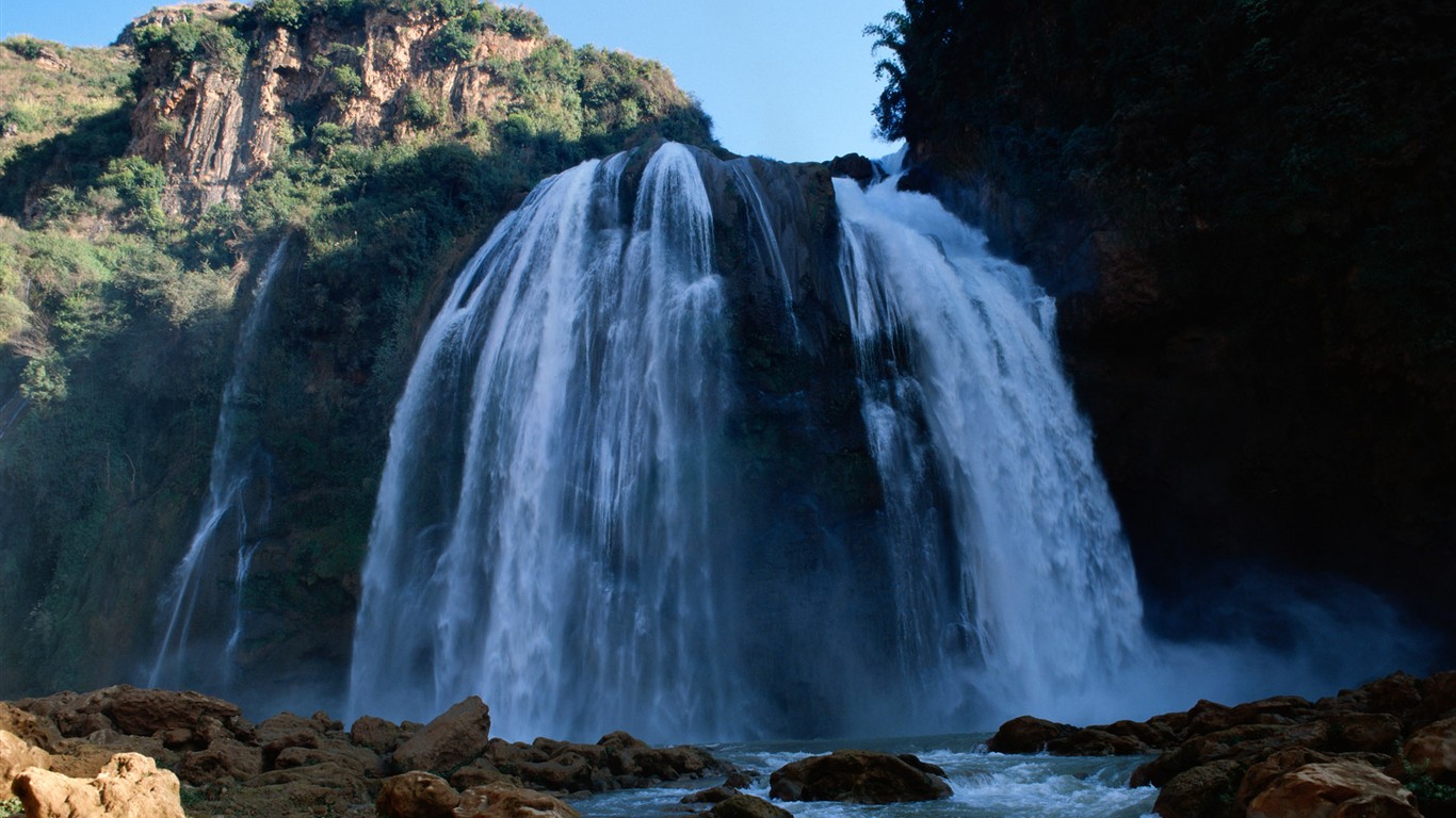 Exquisite Chinese landscape wallpaper #17 - 1366x768