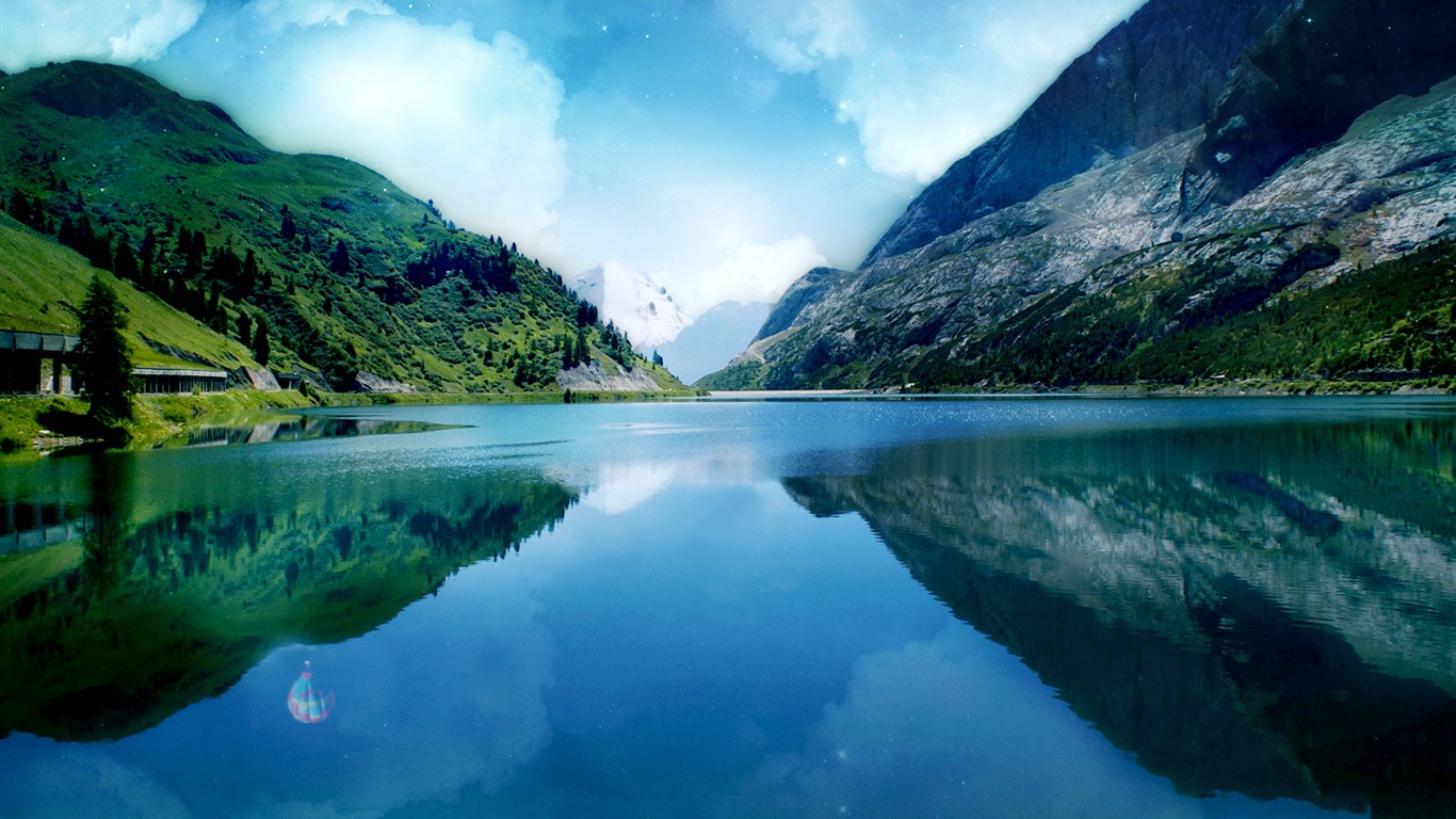 Hermoso paisaje fondos de pantalla #1 - 1366x768