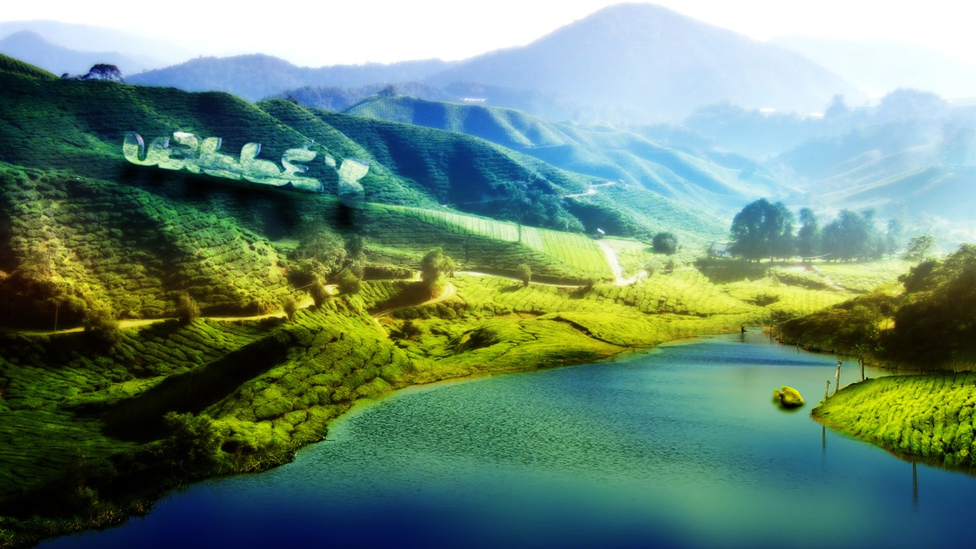 美不勝收風景壁紙 #22 - 1366x768