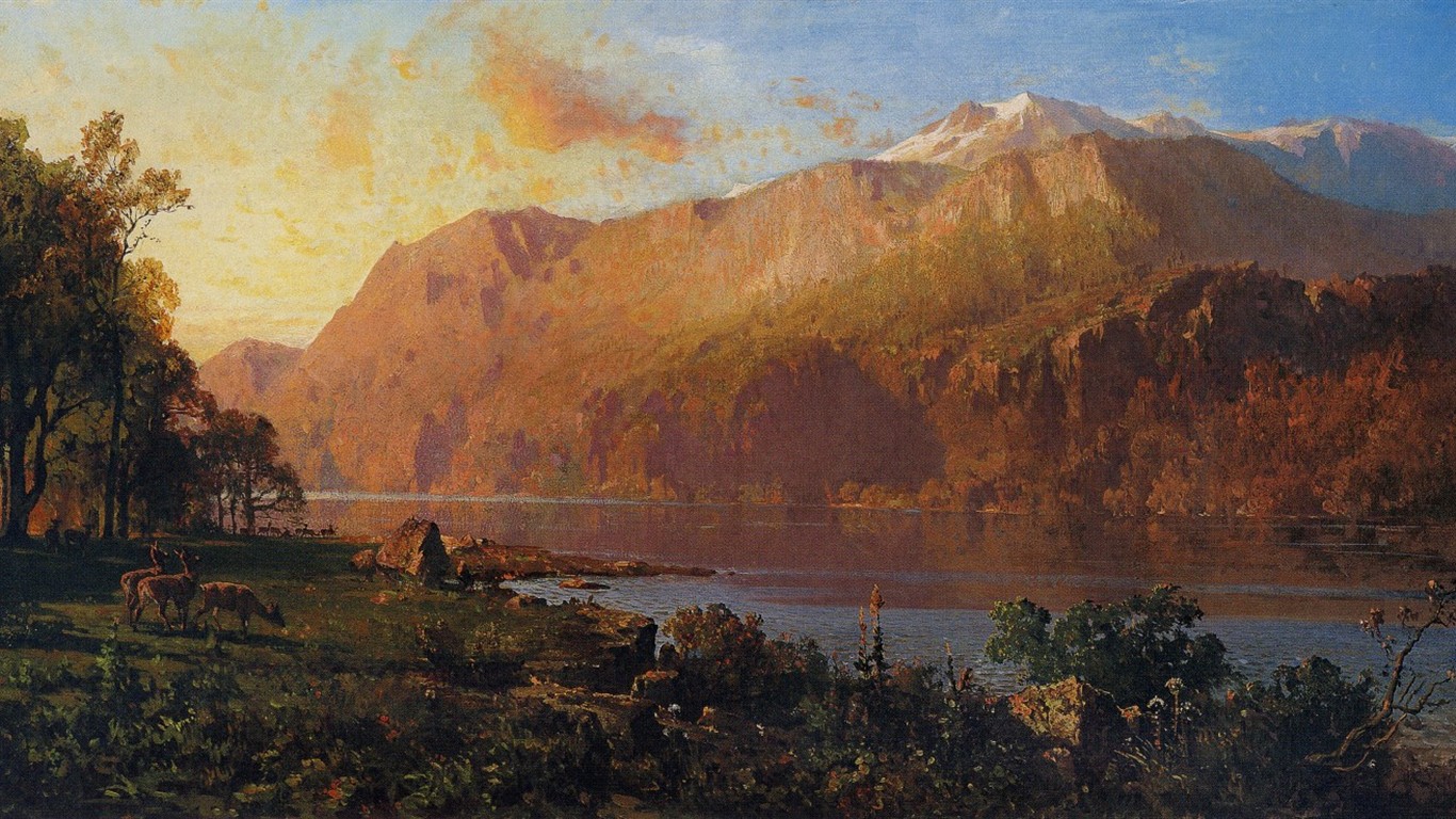 Vista 世界名畫壁紙 #3 - 1366x768