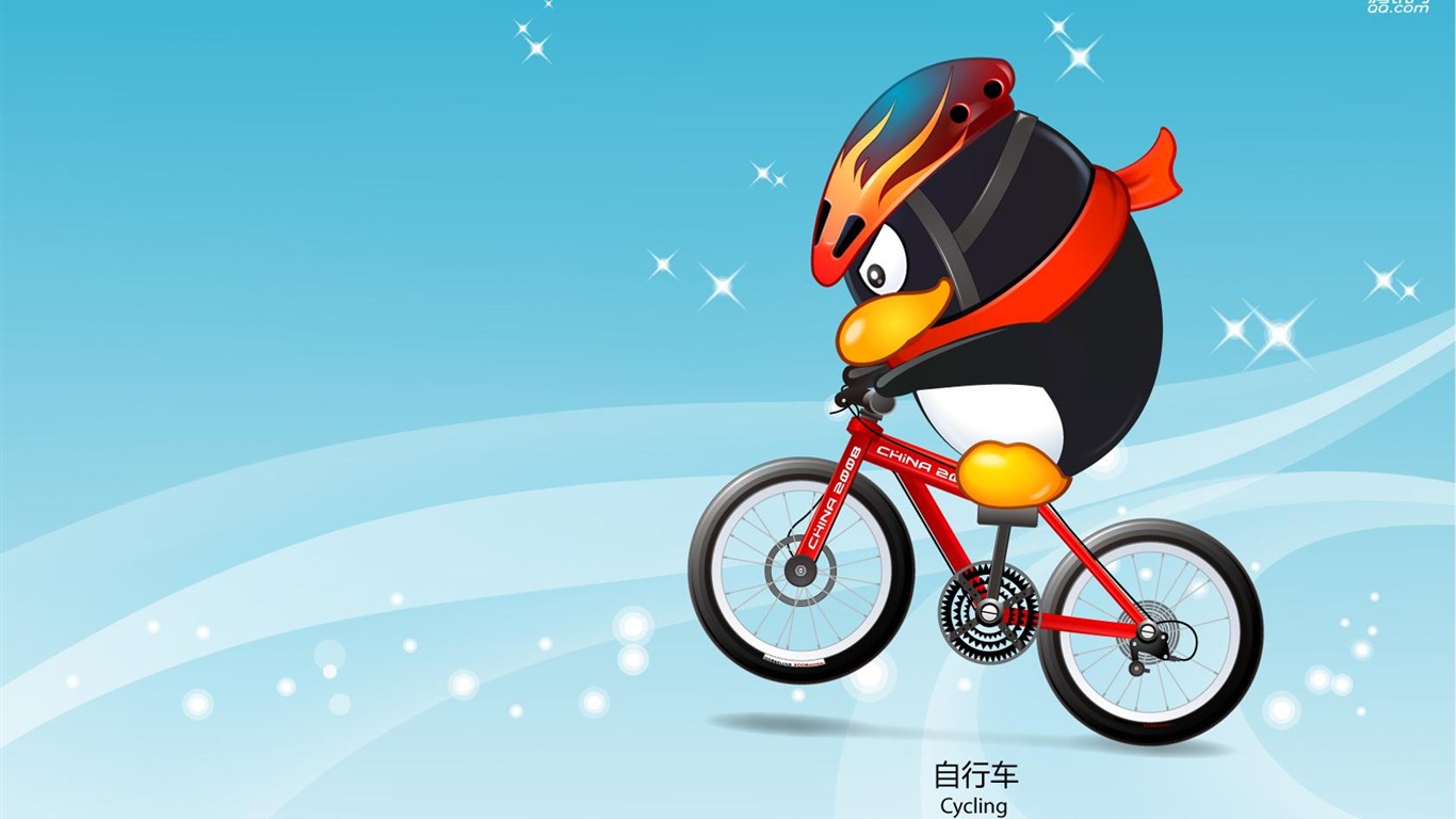 QQ奧運體育主題壁紙 #1 - 1366x768