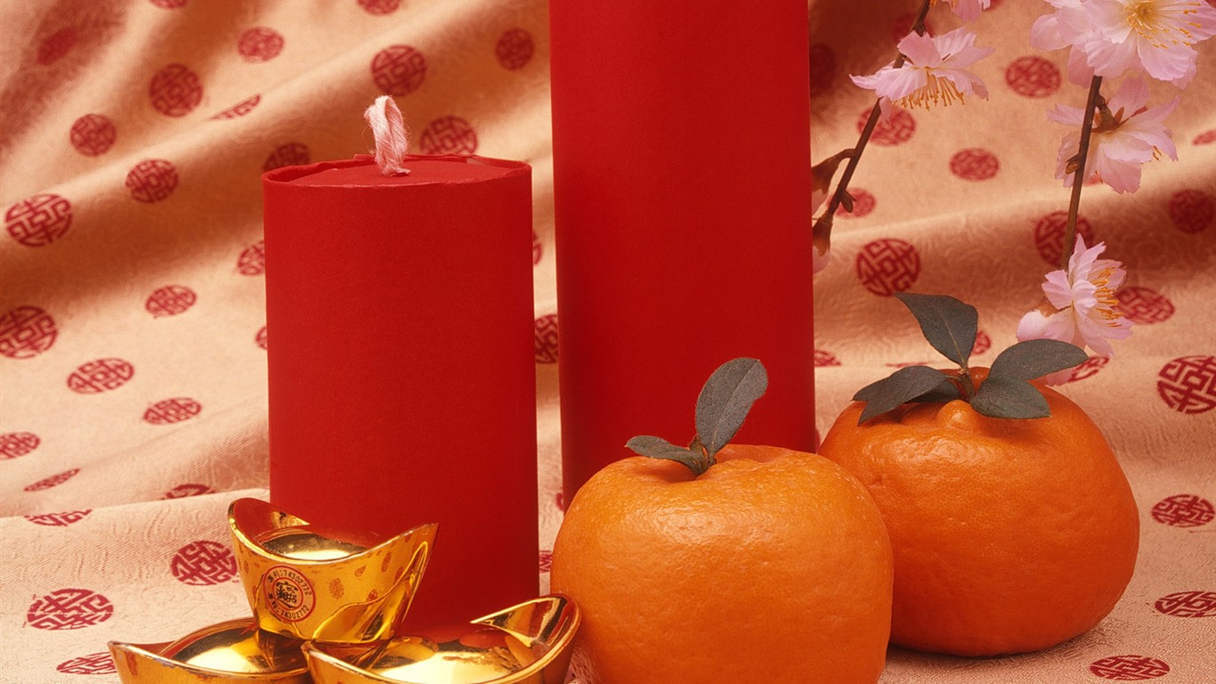 中國風之紅色喜慶壁紙 #31 - 1366x768