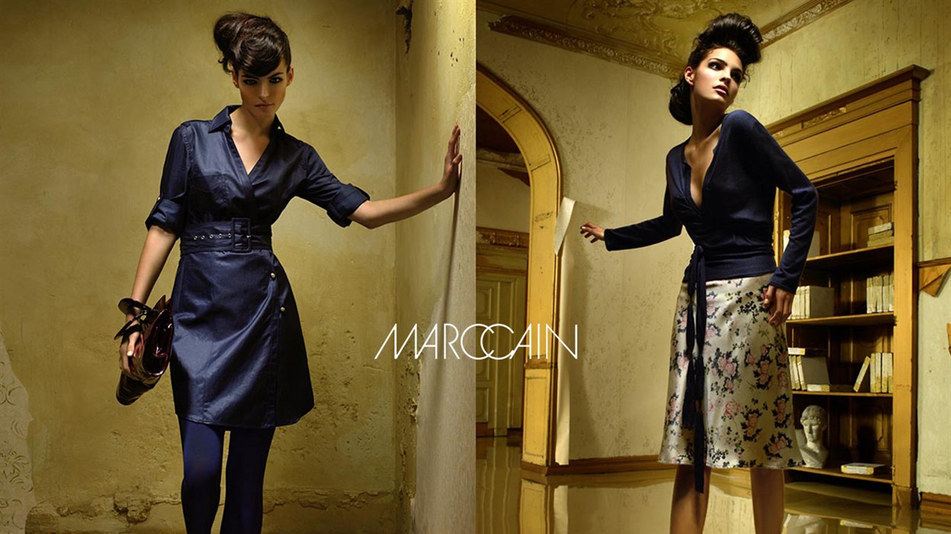 Apparel advertising design wallpaper #22 - 1366x768