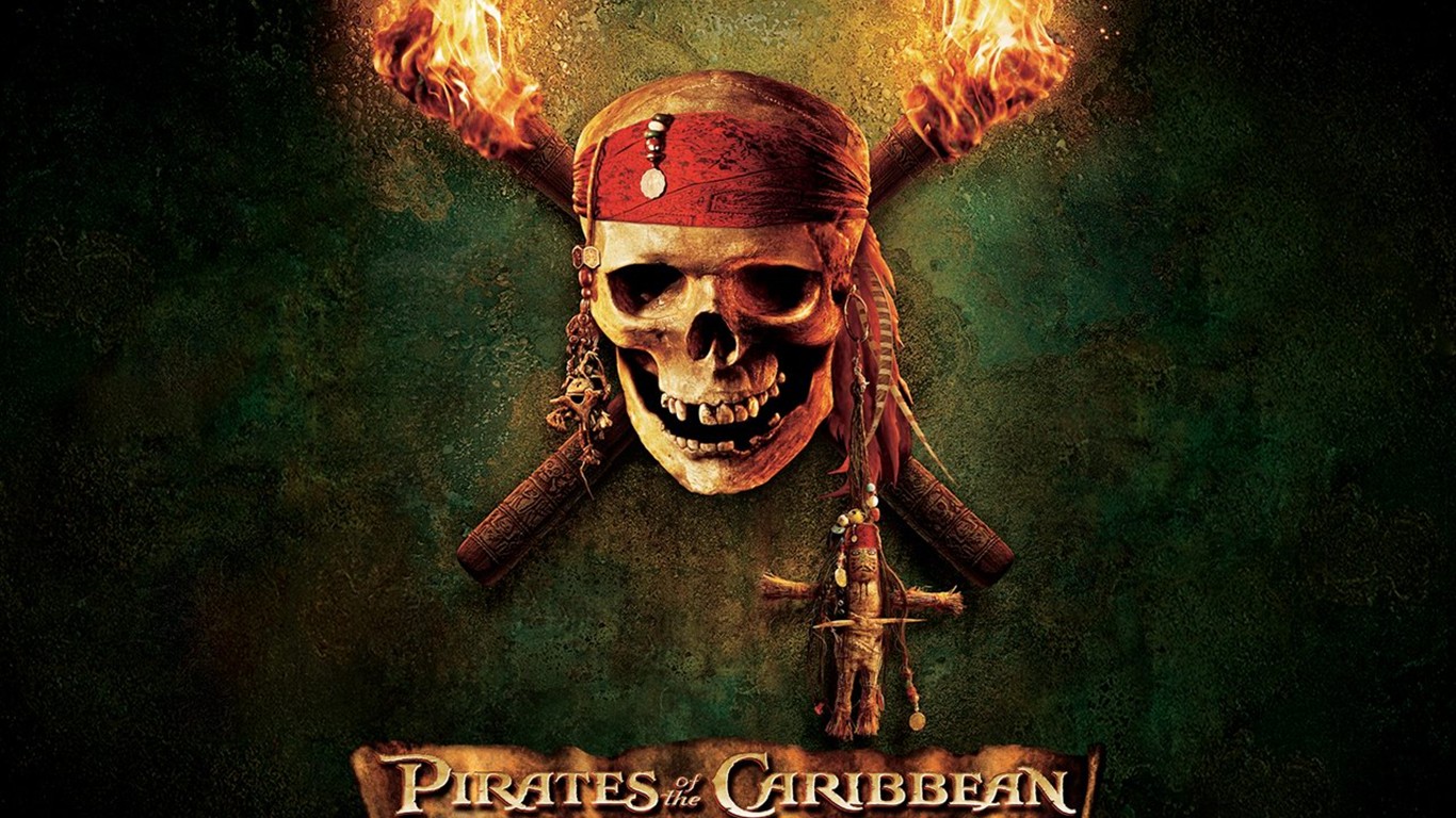 加勒比海盜2壁紙專輯 #4 - 1366x768