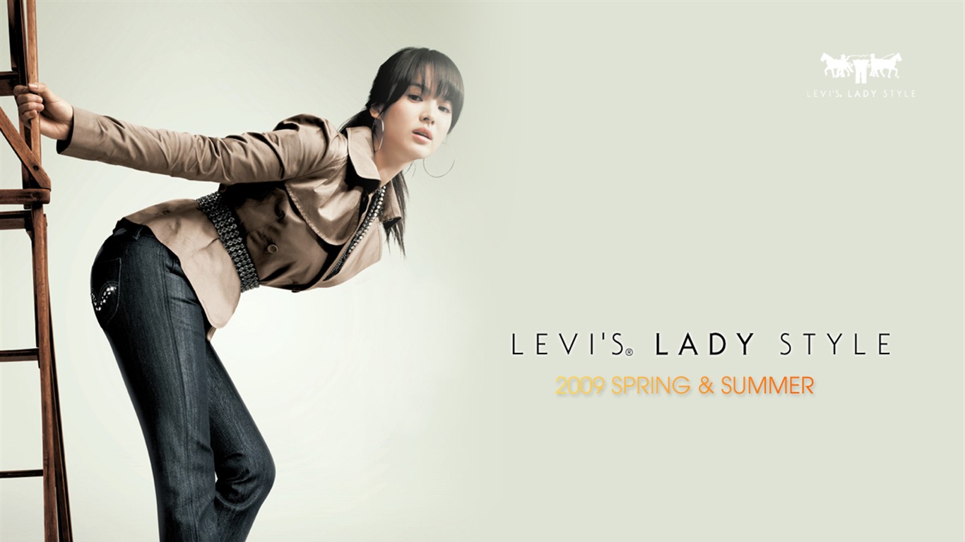 2009 Levis女装壁纸17 - 1366x768