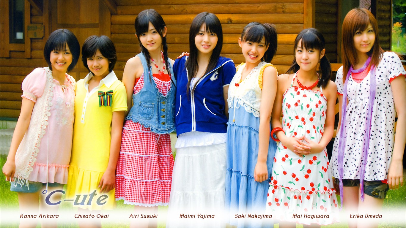日本美少女組合Cute寫真 #1 - 1366x768