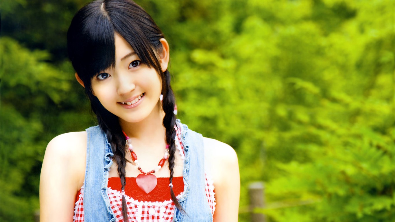 Cute Japanese beauty photo portfolio #3 - 1366x768