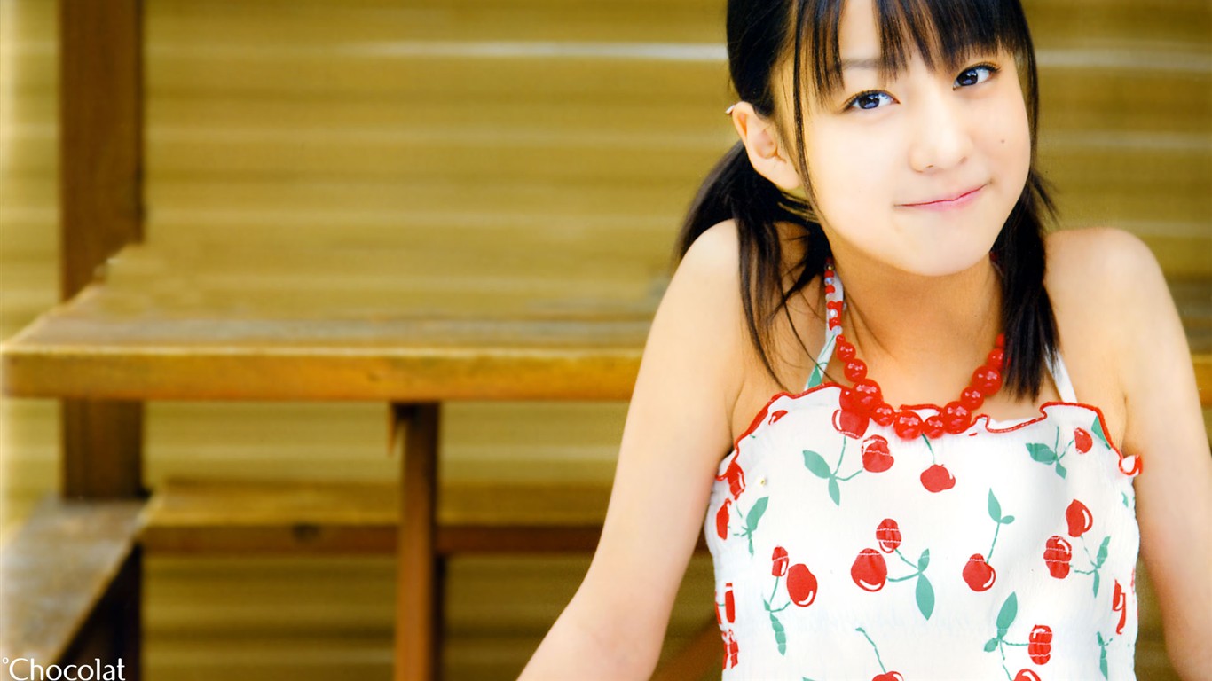 Cute belleza japonesa portafolio de fotos #10 - 1366x768