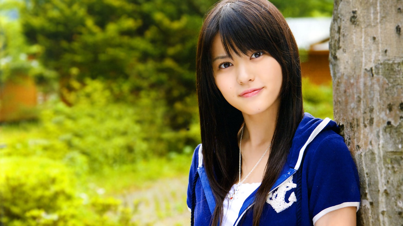 Cute belleza japonesa portafolio de fotos #11 - 1366x768