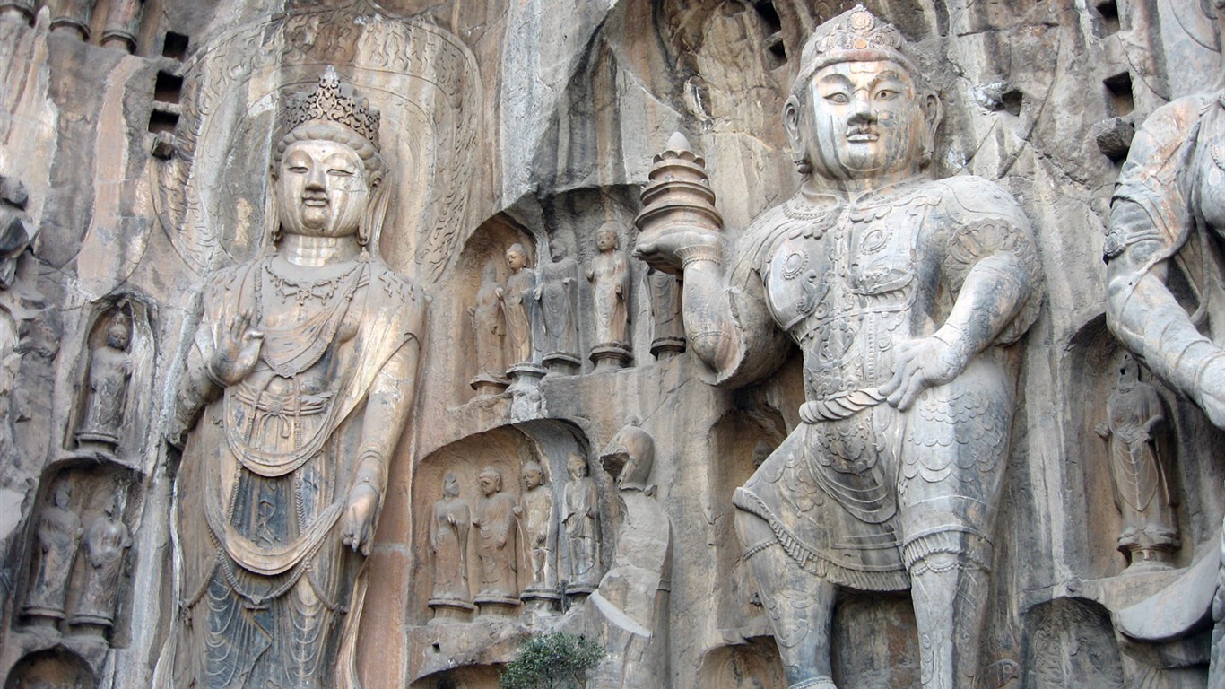 Luoyang, Longmen Grottoes Wallpaper #37 - 1366x768