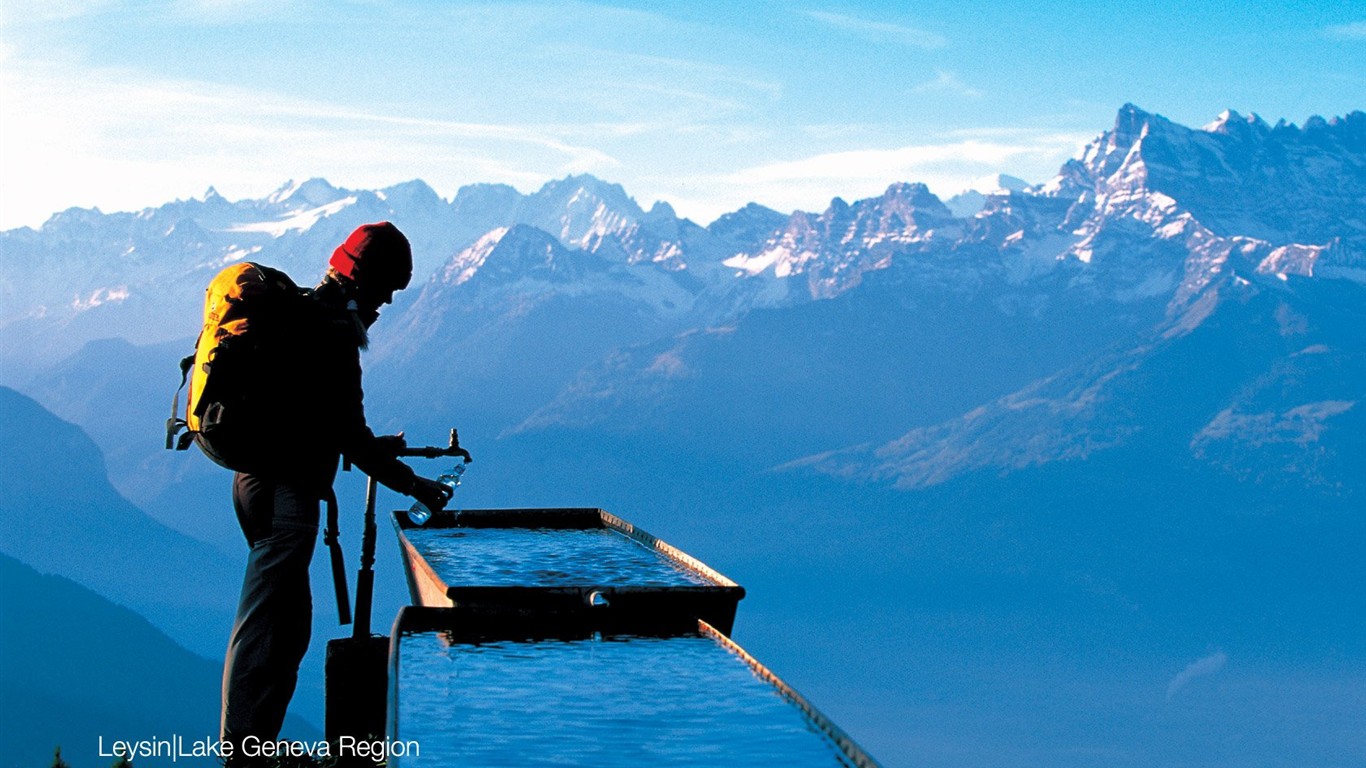 Switzerland wallpaper summer tourism attractions #6 - 1366x768