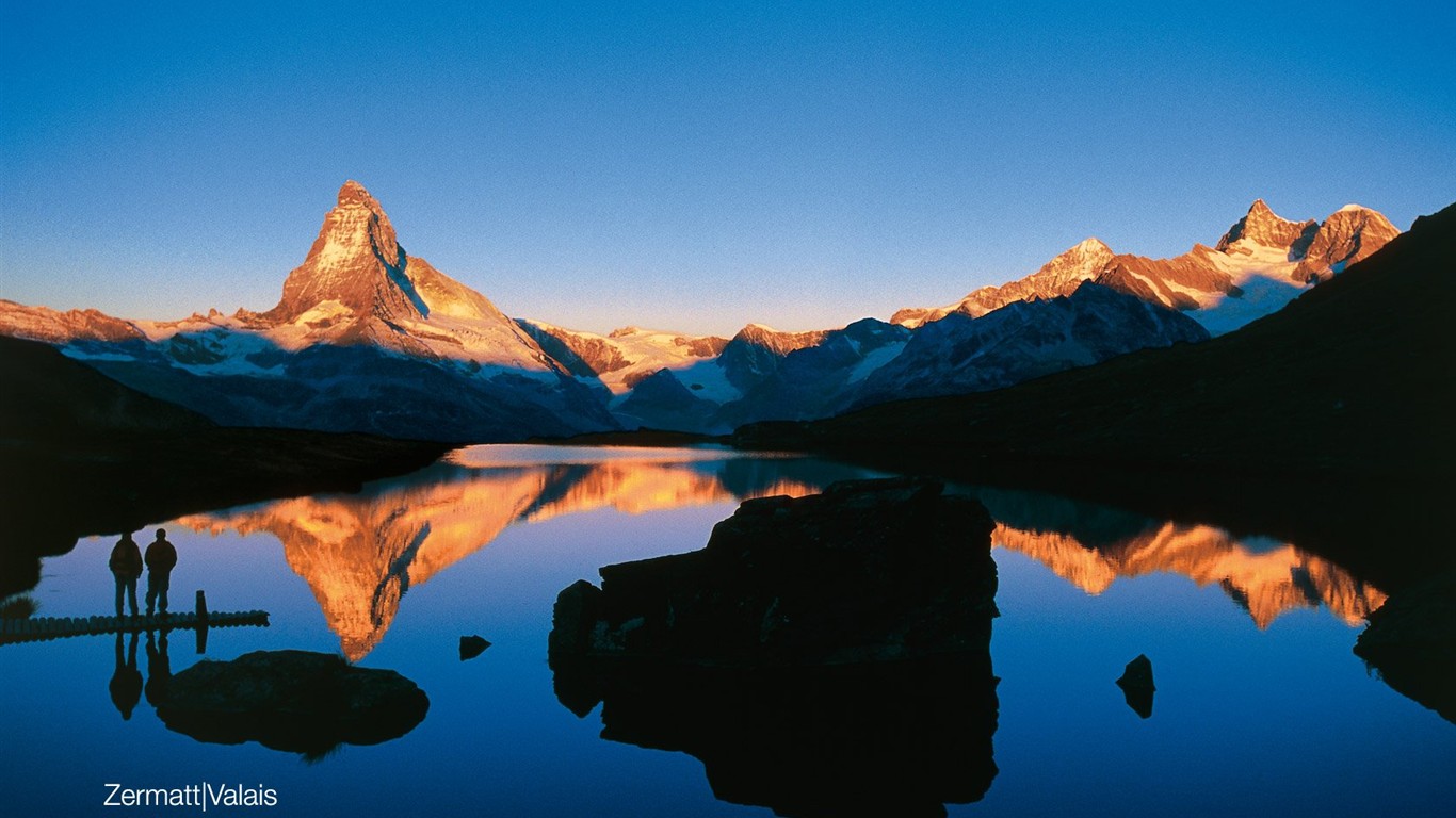 Suiza fondos de escritorio de lugares de interés turístico de verano #19 - 1366x768