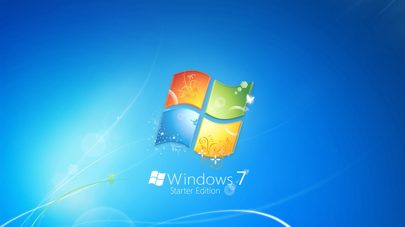 Oficiální verze Windows7 wallpaper #1 - 1366x768